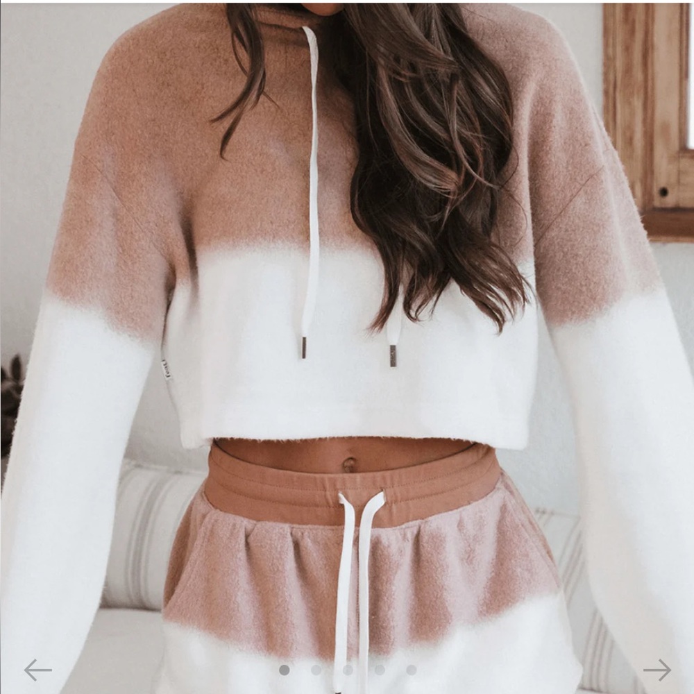 Feat x Helen Owen Cropped Hoodie and Shorts